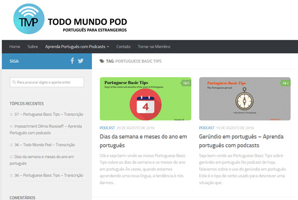 Portuguese for Foreigners Podcast zum Portugiesisch lernen