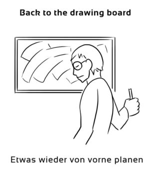 Back-to-the-drawing-board-englische-sprichwörter-redewendungen