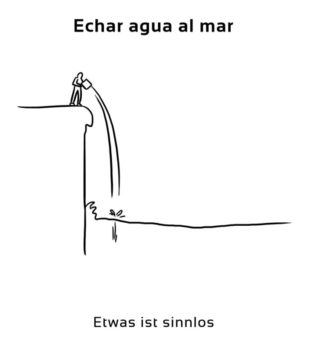 Echar-agua-al-mar-Spanische-Redewendungen-Sprichwörter