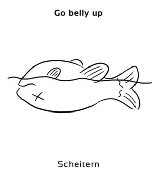 Go-belly-up-englische-sprichwörter-redewendungen