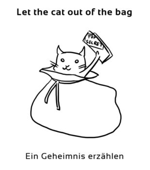 Let-the-cat-out-of-englische-sprichwörter-redewendung