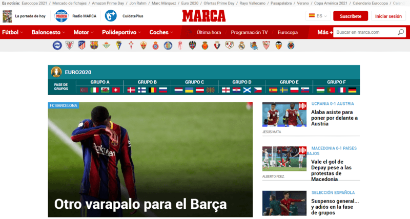 Marca Spanische Zeitung