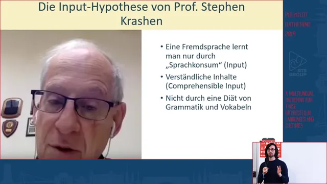 Gabriel Gelman bei Polyglot Gathering 2019